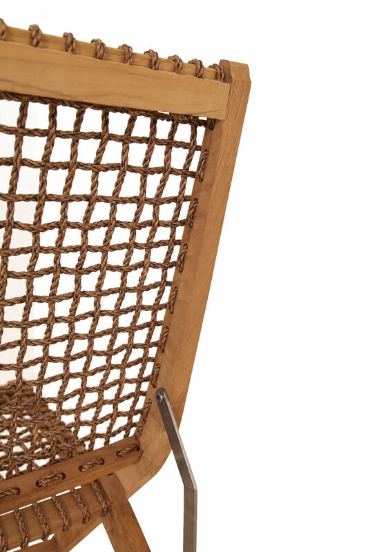 Poolside Folding Teak Deck Chair