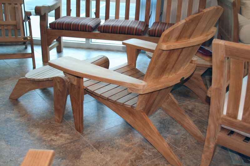 Teak Douglas Nance Key Wester Adirondack Chair