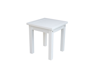 Classic White 18" Side Table